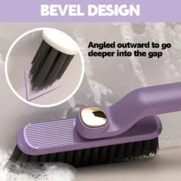 Multi-Function Rotating Crevice Cleaning Brush, Hard Bristle Crevice Gap Brush, 360 Degree Rotating No Dead Corners Hard Bristle Crevice Gap Brush Tool for Bathroom & Kitchen & Tile Floors