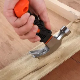 Mini hammer | Best hammer with rubber grip | carpenter hammer mallet for wood work | industrial hammer |Made of Heat-Treated alloy steel for Durability & Long Life (0.4 kg)
