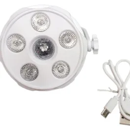 6 LED RGB Light for Disco Party DJ Club Diwali Birthday Home Room Kids Xmas Party Bedroom Bar Club Show with USB Cable