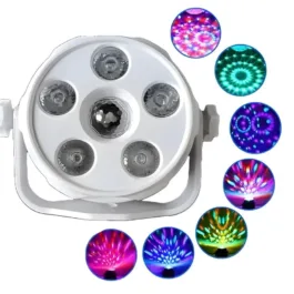 6 LED RGB Light for Disco Party DJ Club Diwali Birthday Home Room Kids Xmas Party Bedroom Bar Club Show with USB Cable