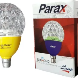 360 Degree 1 Watts B22d LED Crystal Rotating Bulb Magic Disco LED Light,LED Rotating Bulb Light Lamp for Party/Home/Diwali Decoration (Pack of 1)