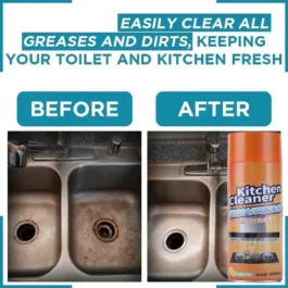 kitchen Cleaner Spray Oil & Grease Stain Remover Stove & Chimney Cleaner Spray Non-Flammable Nontoxic Magic Degreaser Spray for Kitchen Gas Stove Cleaning Spray for Grill