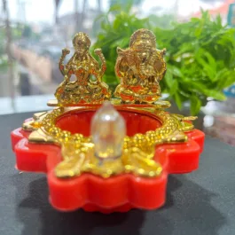 LAXMI Ganesh Water Sensor Diya Ideal for |Diwali|Gifts|Festival|Wedding|Home|Pooja|