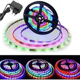 Automatic Magic Self Running Waterproof Led Strip Light (Multi Colour-5 Meter) 2835 RGB LED with Adapter Beautiful Magic Dream Colour LED Strip Light.