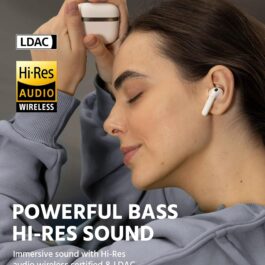 Active Noise Cancellation Earbuds, Hi-Res Audio Wireless with LDAC, AAC, 6 Microphones with AI Clear Calls, Dual-Dynamic Drivers, IP54 Waterproof, Bluetooth 5.3